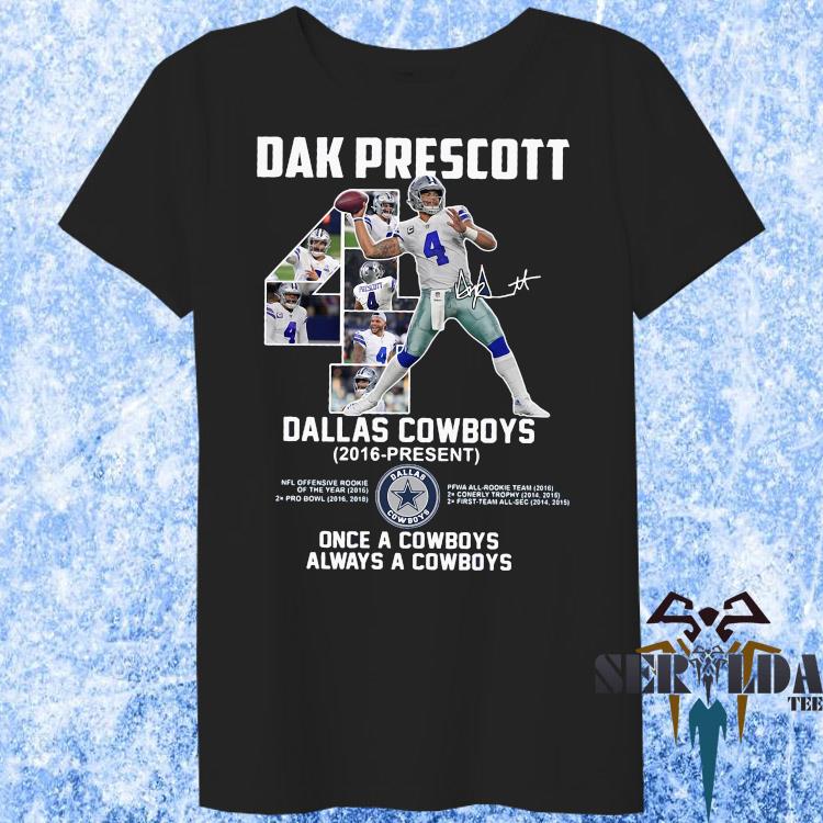 Dak Prescott In Dallas Cowboys From 2016 To Present. T-Shirt