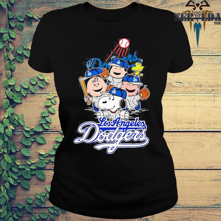 Snoopy Woodstock And The Peanuts Los Angeles Dodgers Baseball shirt - Trend  T Shirt Store Online