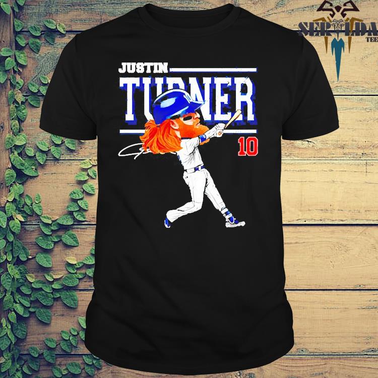 Justin Turner 10 Los Angeles Dodgers baseball head logo shirt, hoodie,  sweater, long sleeve and tank top
