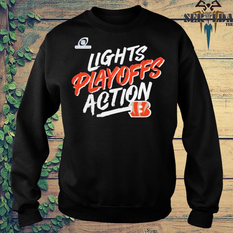 cincinnati Bengals 2021 NFL lights playoffs action tee shirt, hoodie,  sweater, long sleeve and tank top