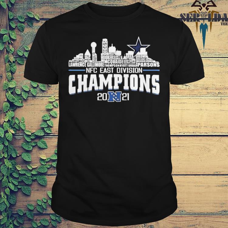 Dallas Cowboys 2021 NFC East Division Champions Players signatures shirt,  hoodie, sweater, long sleeve and tank top
