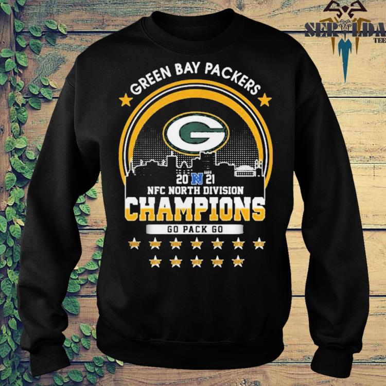 Green Bay Packers go pack go 2021 NFC North Division Champions 2002-2021  shirt,Sweater, Hoodie, And Long Sleeved, Ladies, Tank Top