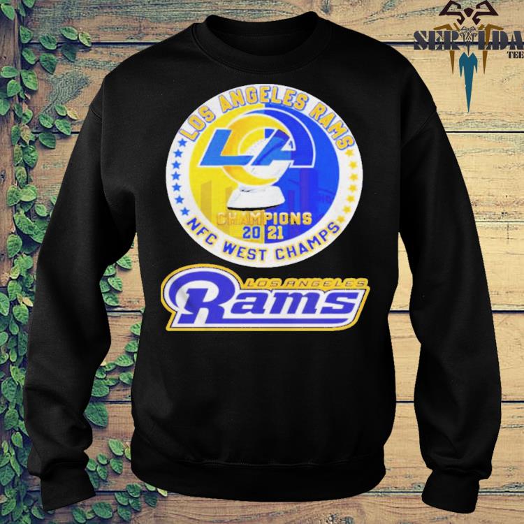 Official Los angeles rams nfc west champions 2021 2022 signatures