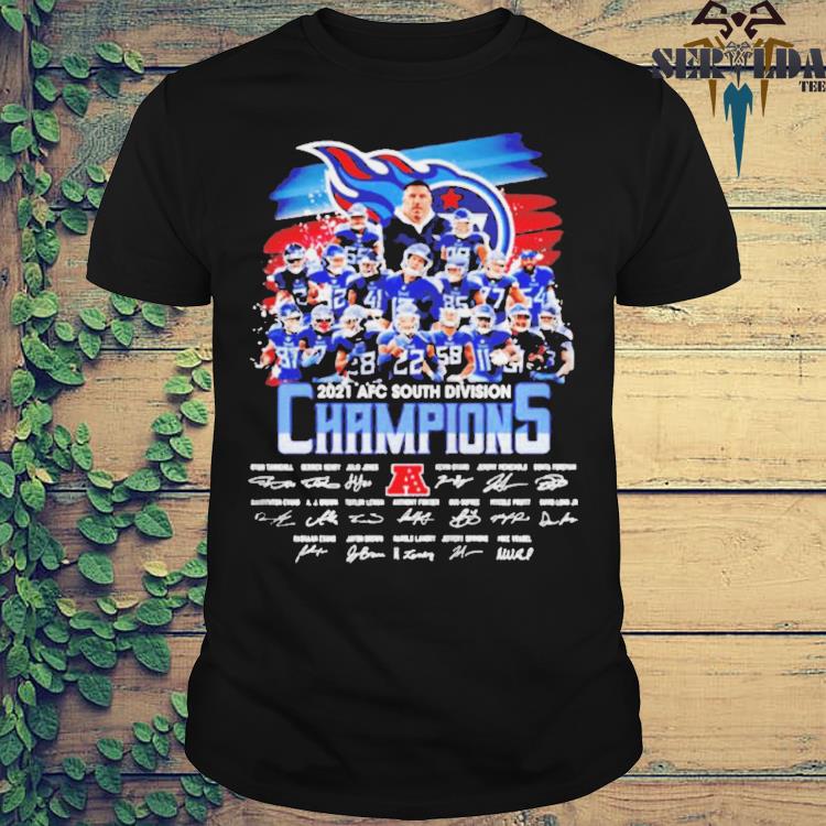 Tennessee Titans 2021 afc south division champions shirt