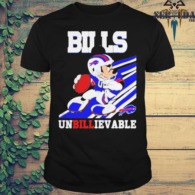 Buffalo Bills Slogan Unbillievable Mickey Mouse NFL shirt, hoodie