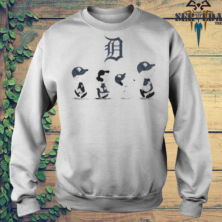 Snoopy Peanut Characters Detroit Tigers Shirt - High-Quality