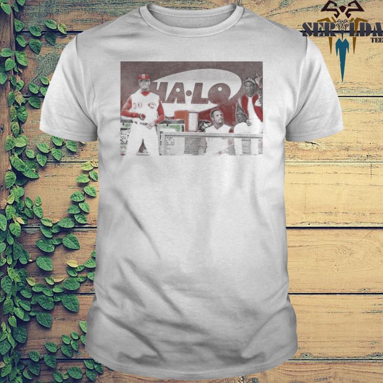 Ken Griffey Jr Barry Larkin And Deion Sanders Together In The Reds Dugout  Shirt,Sweater, Hoodie, And Long Sleeved, Ladies, Tank Top