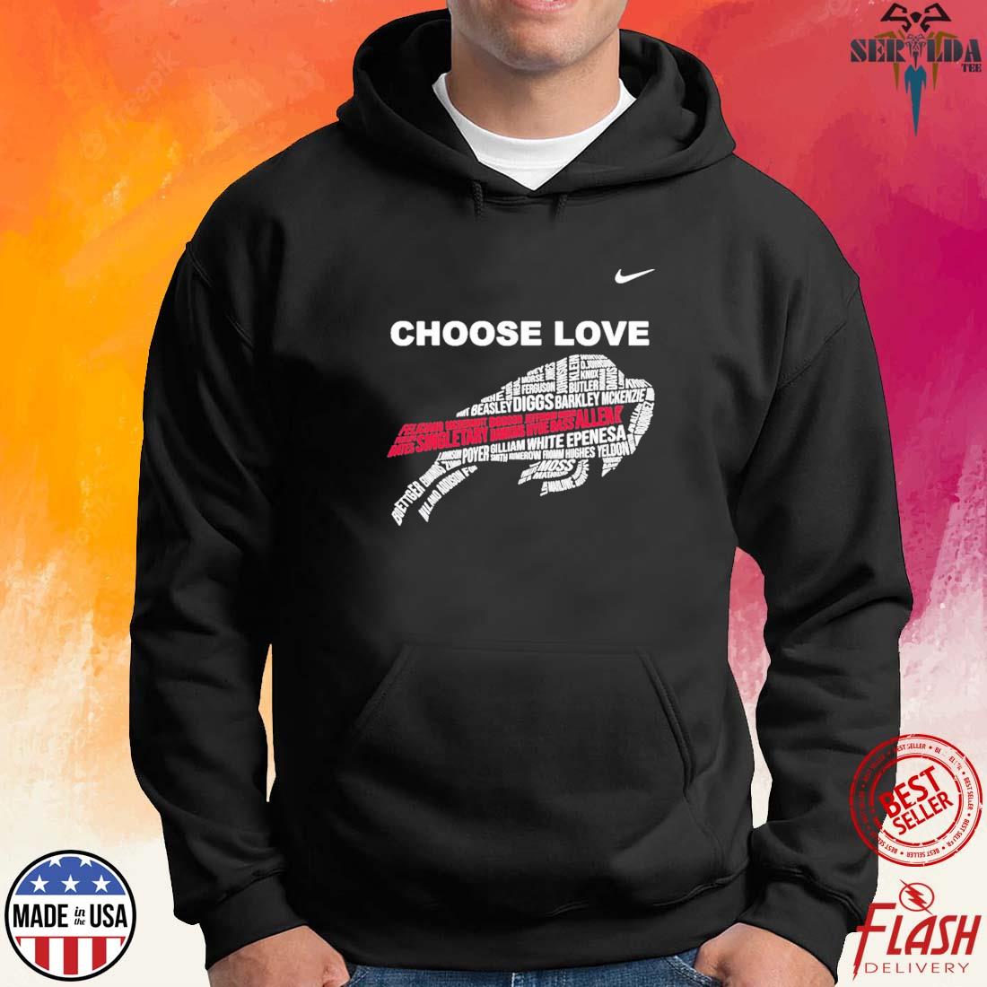 Official Choose Love Buffalo Bills Shirt, hoodie, sweater, long sleeve and  tank top