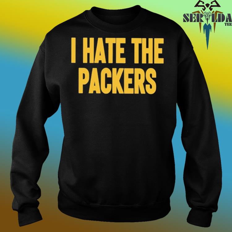 Official I Hate The Packers Shirt, hoodie, sweater, long sleeve and tank top