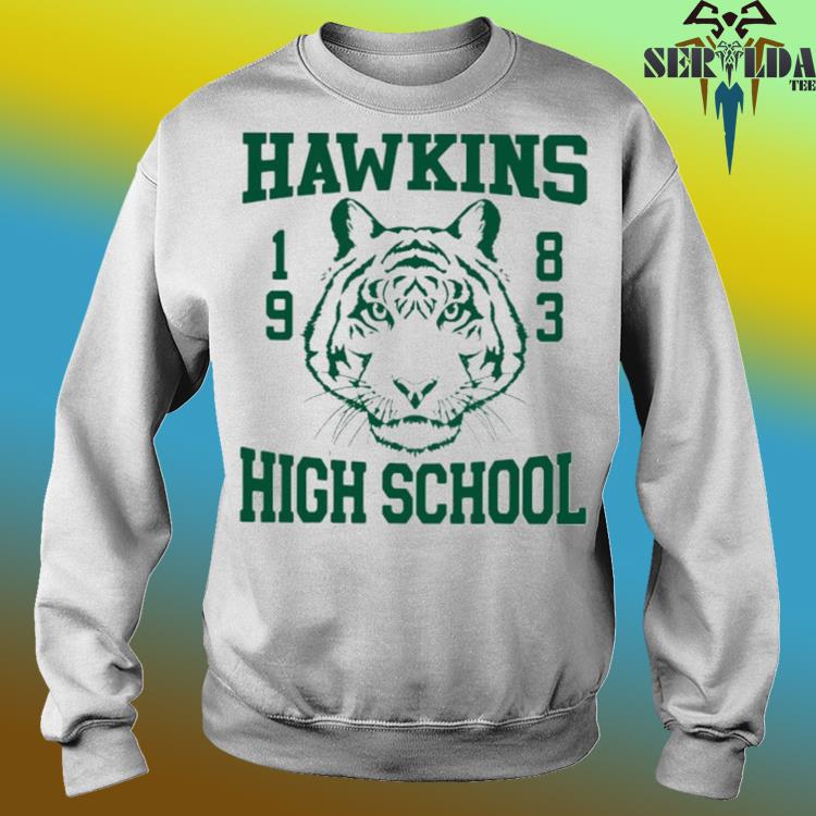 Hawkins high school logo tiger shirt, hoodie, sweater, long sleeve