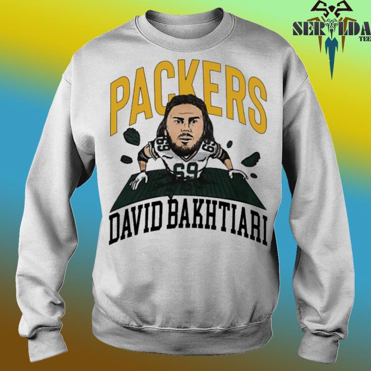 Official Packers 69 david bakhtiari breakthrough shirt, hoodie, sweater,  long sleeve and tank top