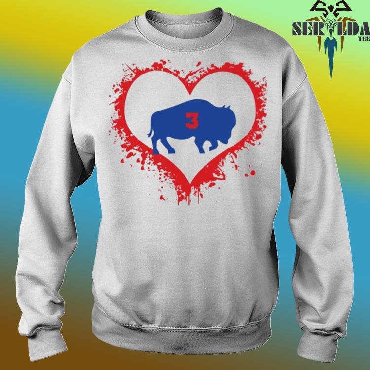 Damar Hamlin Heart 3 shirt, hoodie, sweater, long sleeve and tank top