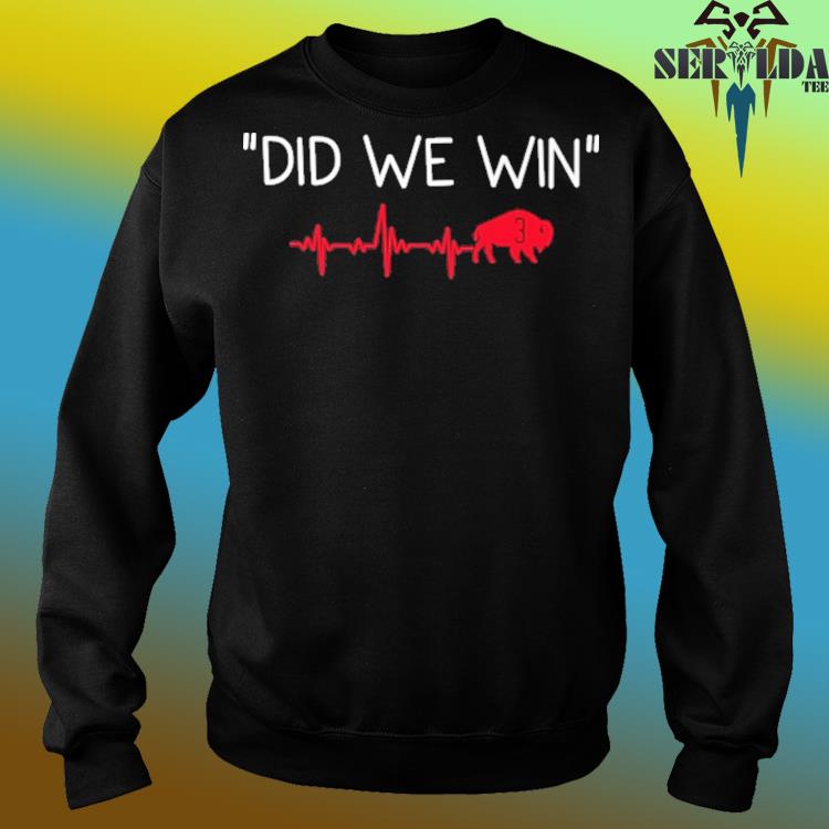 Damar Hamlin 3 Did We Win Shirt - High-Quality Printed Brand