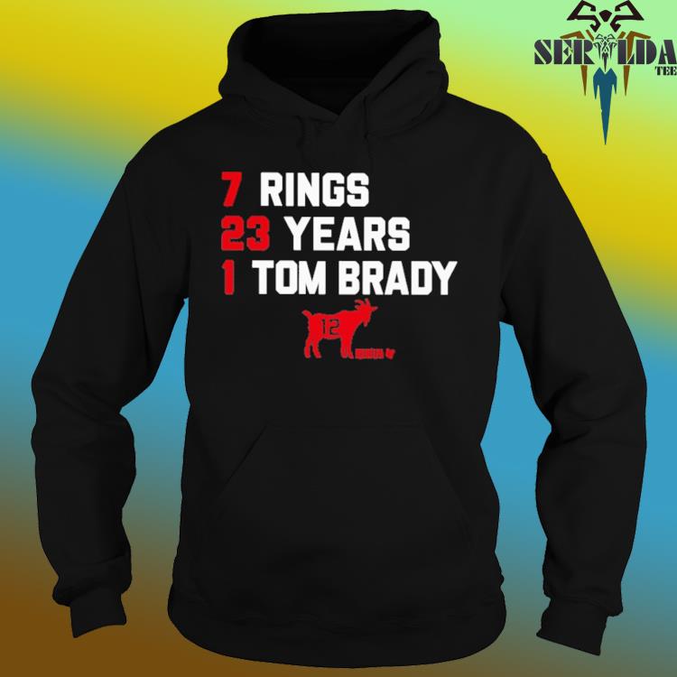 Tom Brady the greatest 7 rings shirt, hoodie, sweater, long sleeve