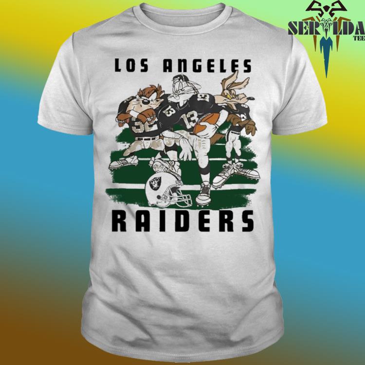 Official Aj cole wearing looney tunes bugs bunny los angeles raiders shirt