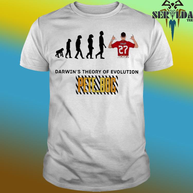 Official Darwin's theory of evolution pete boc shirt