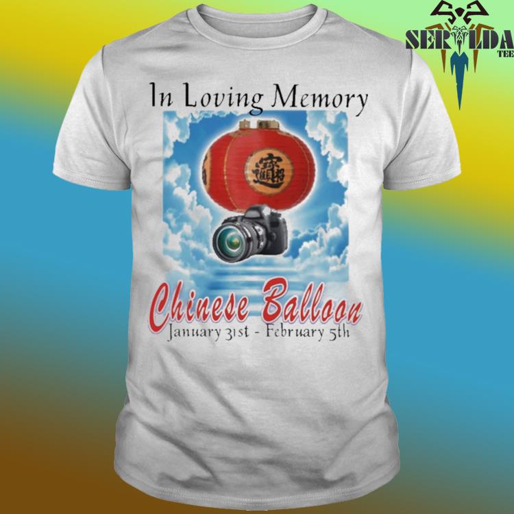 Official In loving memory chinese balloon shirt
