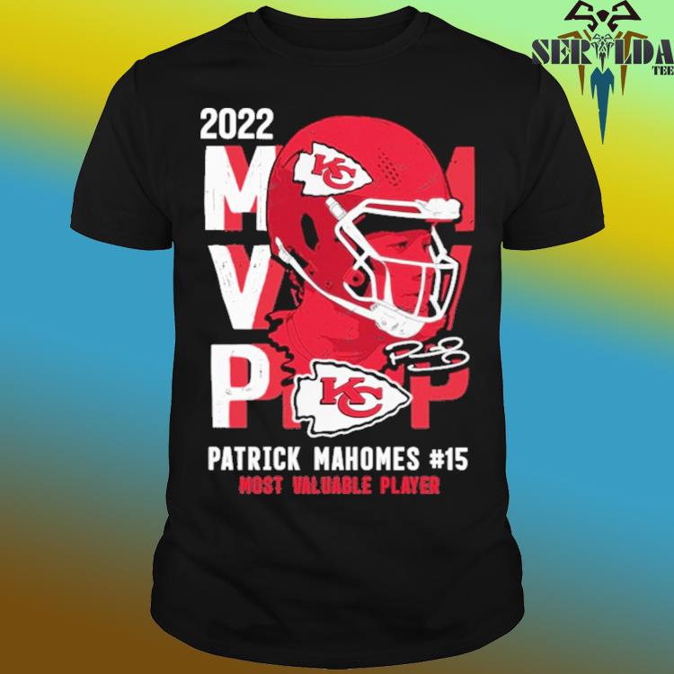 LONG SLEEVE RED Chiefs Patrick Mahomes Pic MVP T-shirt ADULT