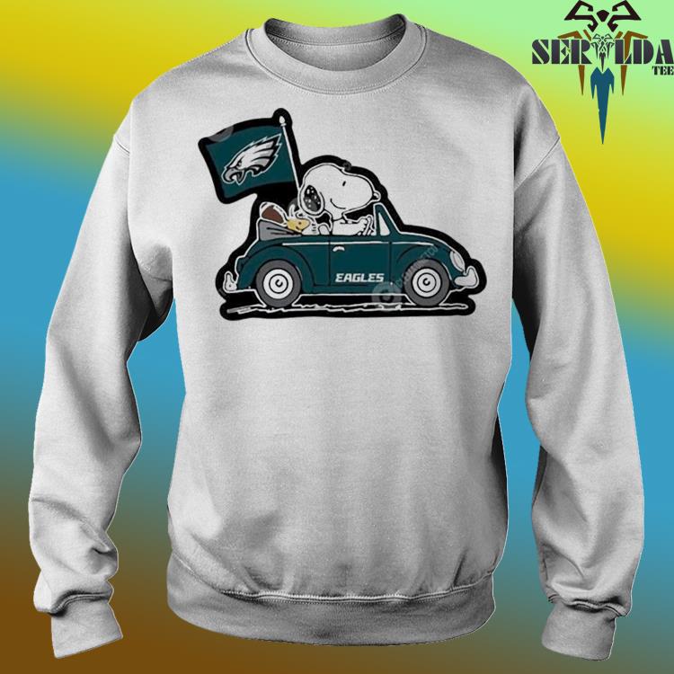 Official Philadelphia Eagles Snoopy And Woodstock Drive Car It's A