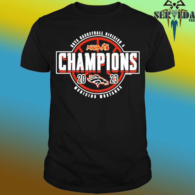 Official boys basketball division 4 champions 2023 Munising Mustangs T-shirt,  hoodie, sweater, long sleeve and tank top