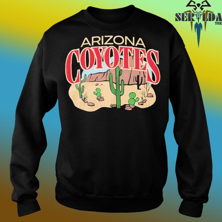 Cactus and desert nhl shop Arizona coyotes black cactI Arizona coyotes  shirt, hoodie, longsleeve, sweater