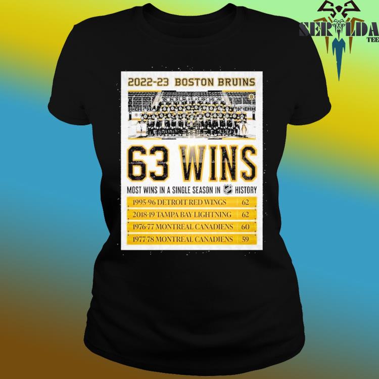 2022 2023 Boston Bruins 63 Wins A New Single-season Standard Shirt, hoodie,  sweater, long sleeve and tank top