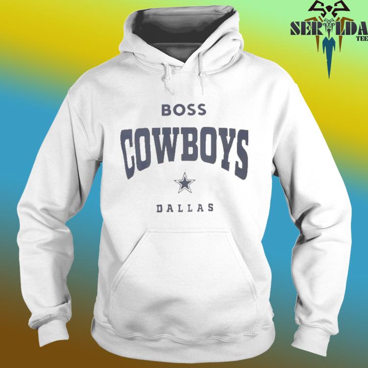 Men's BOSS X NFL White Dallas Cowboys Huddle T-Shirt