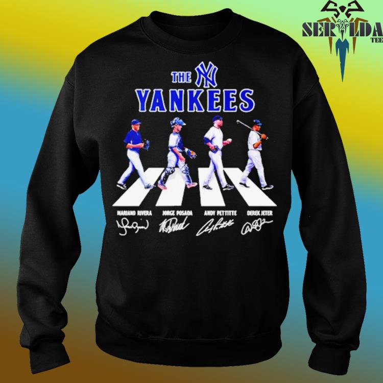 New York Yankees Andy Pettitte Mariano Rivera Derek Jeter Jorge Posada  signatures shirt, hoodie, sweater, long sleeve and tank top