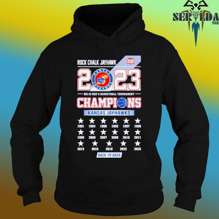 Kansas Jayhawks men's basketball 2023 Big 12 Champions shirt, hoodie,  sweater, long sleeve and tank top