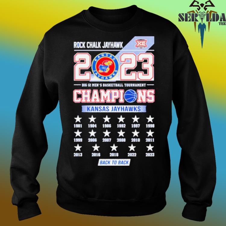 Kansas Jayhawks men's basketball 2023 Big 12 Champions shirt, hoodie,  sweater, long sleeve and tank top