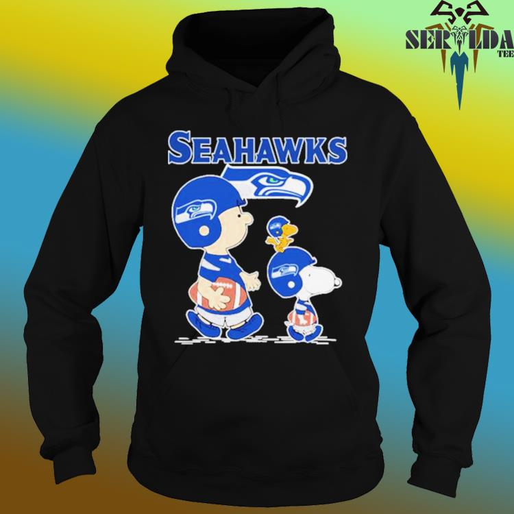 Seattle Seahawks Snoopy Plays The Football Game Shirt