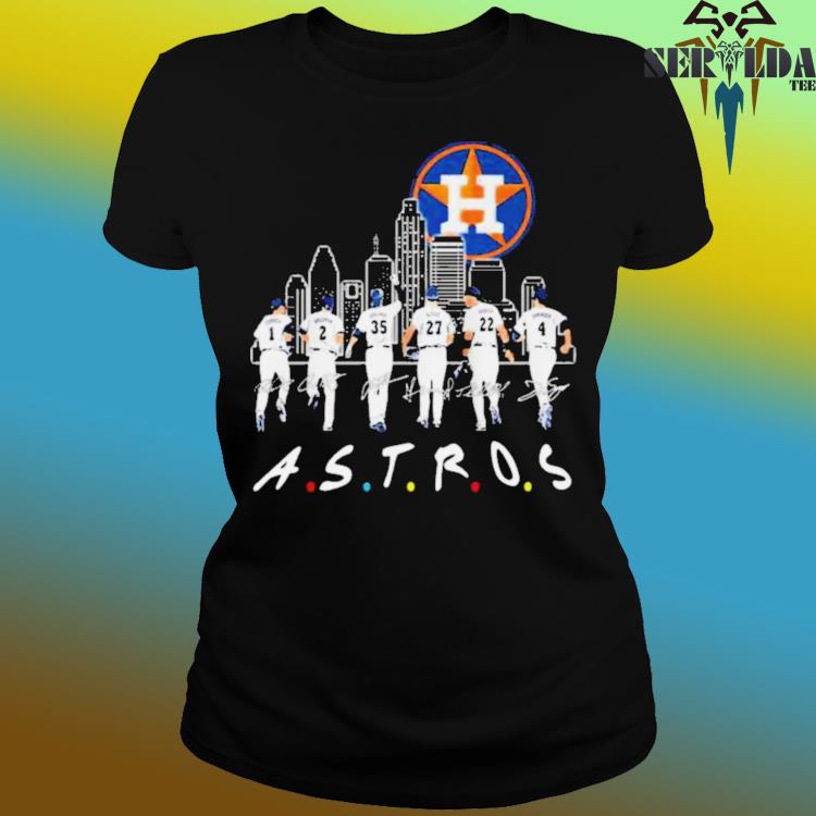 Houston Astros Skyline All Team 2023 Signatures Design Shirt