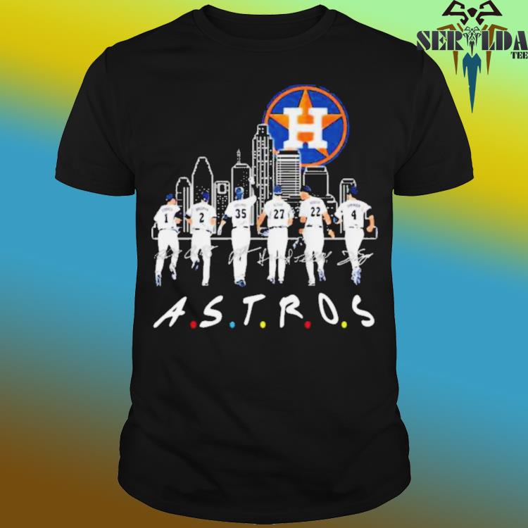 Houston Astros Skyline All Team 2023 Signatures Design Shirt