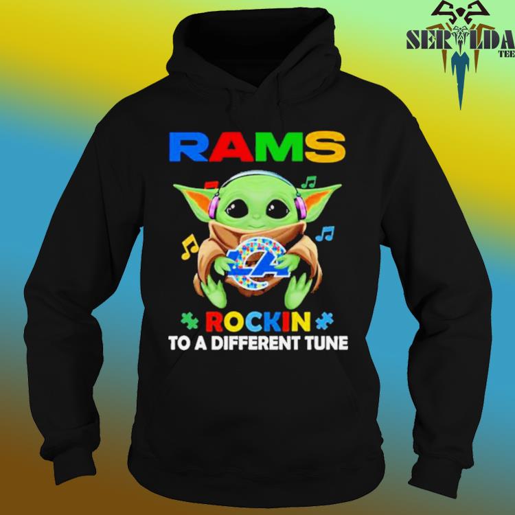 Baby Yoda hug Los Angeles Rams shirt, hoodie, sweater, ladies-tee