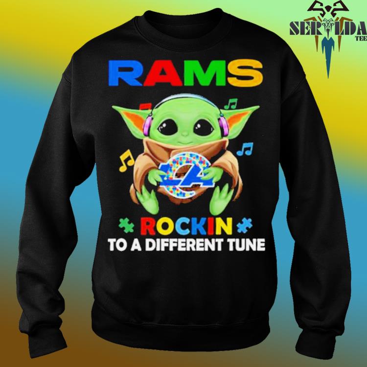 Baby Yoda hug Los Angeles Rams shirt, hoodie, sweater, ladies-tee and tank  top