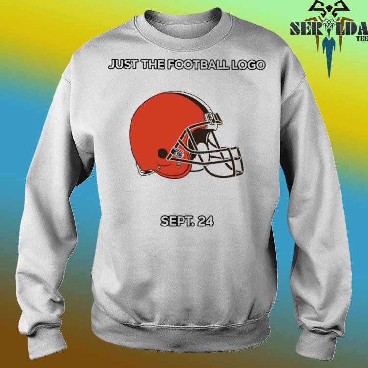 Cleveland Browns Just The Football Logo Shirt, hoodie, sweater and long  sleeve