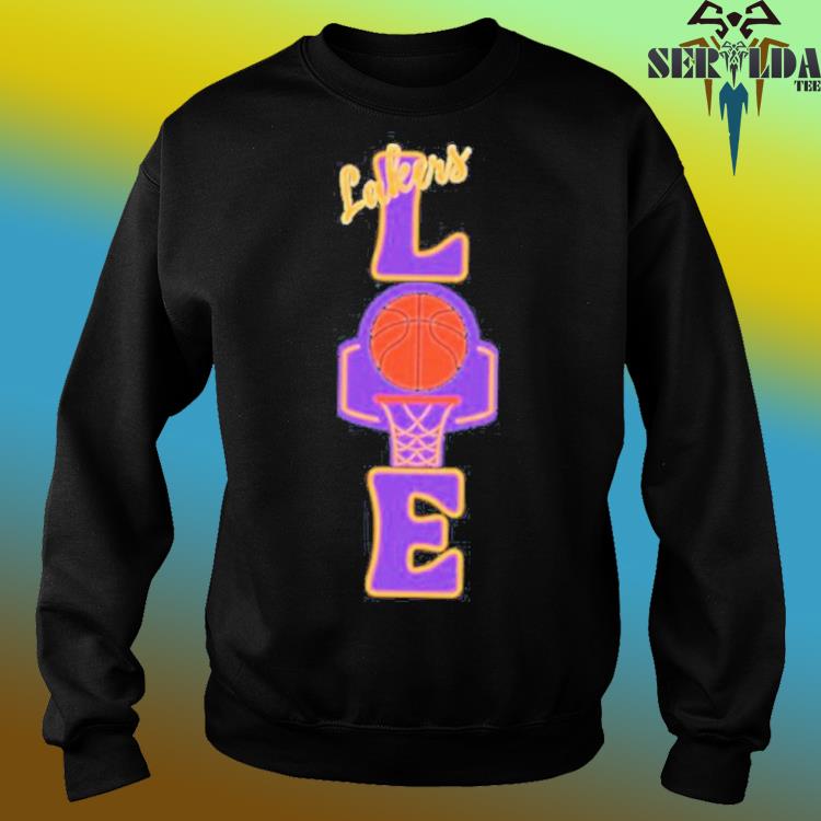 Love basketball l.a. lakers canvas jersey shirt, hoodie, sweater, long  sleeve and tank top