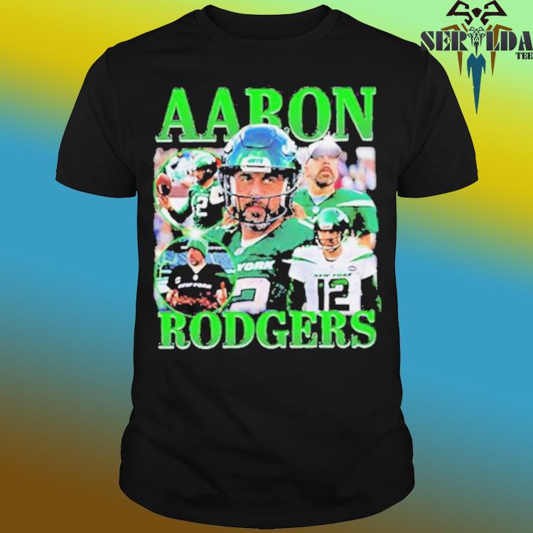 Nfl Aaron Rodgers Classic 90s Graphic Tee New York Jets Shirt