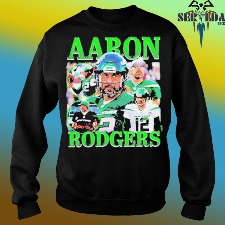 Nfl Aaron Rodgers Classic 90s Graphic Tee New York Jets Shirt