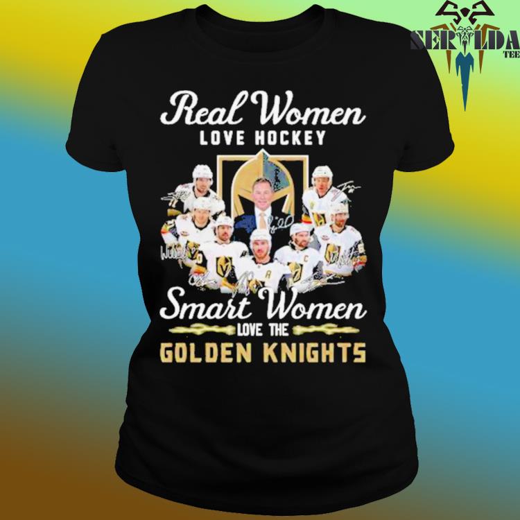 Real women love hockey smart women love vegas golden knights shirt