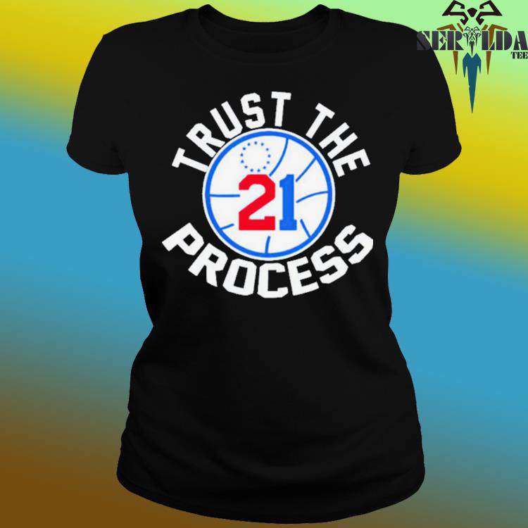 BLACK Philadelphia 76ers Trust the Process Logo Joel Embiid Hooded  SWEATSHIRT