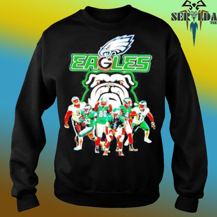 Philadelphia Eagles Adding Georgia Bulldogs All Over T-shirt, hoodie,  sweater, long sleeve and tank top