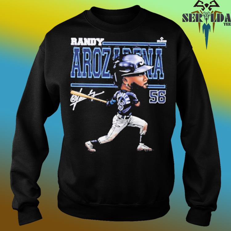 Rays No.56 Randy Arozarena 25th Anniversary Baseball Jersey Print Fan Made