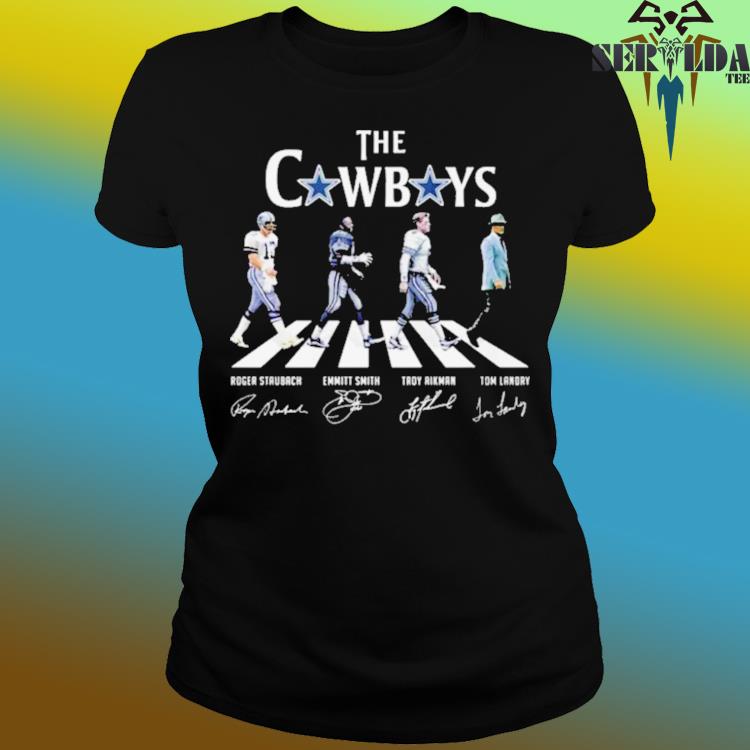 The Cowboys Roger Staubach Emmitt Smith Troy Aikman Tom Landry signatures  shirt, hoodie, tank top, sweater and long sleeve t-shirt