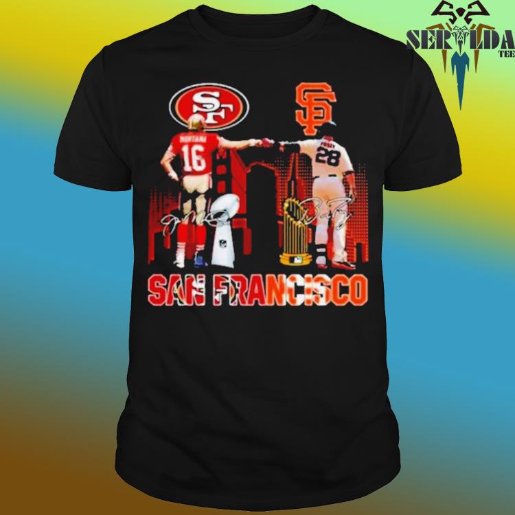 2023 San Francisco Giants And San Francisco 49ers Champion Signatures Shirt