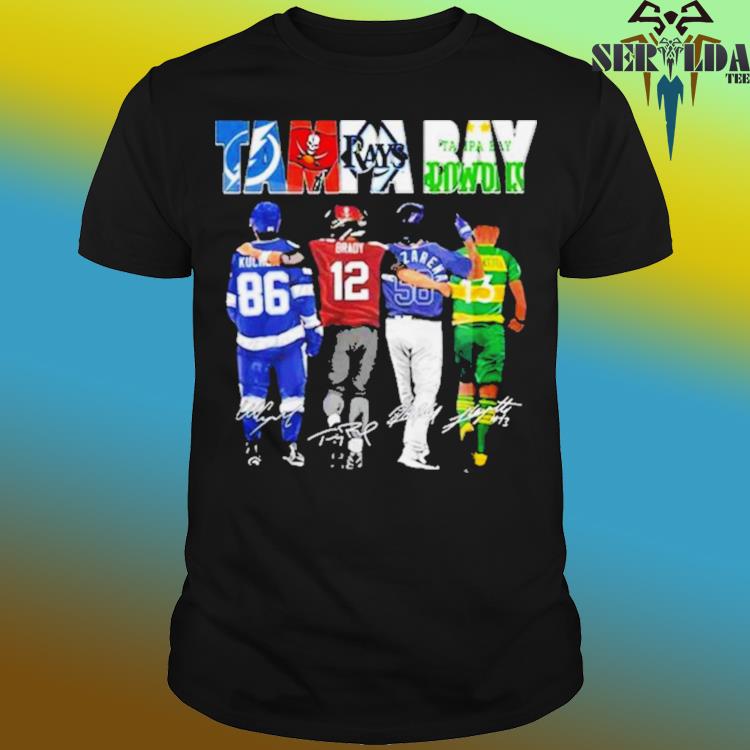 Tampa Bay Lightning Buccaneers and Tampa Bay Rays champions signature shirt,  hoodie, sweater and long sleeve