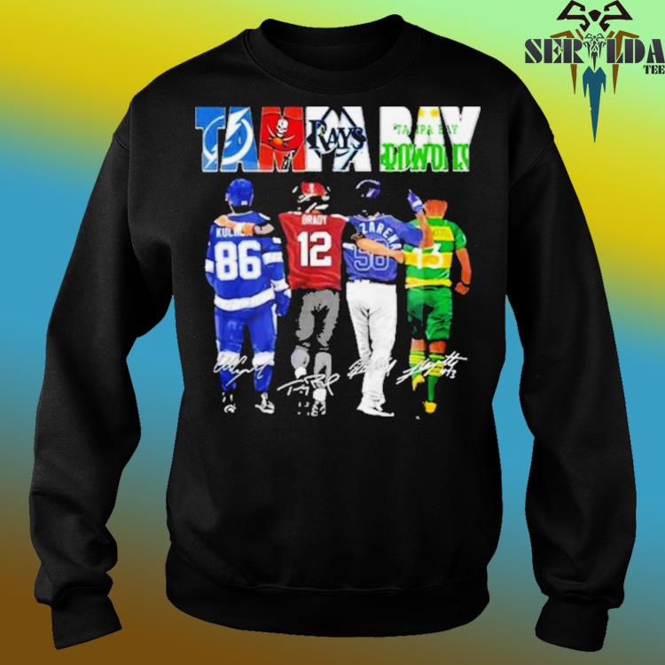 Tampa Bay Lightning Bay Buccaneers Bay Rays players signatures shirt,  hoodie, sweater, long sleeve and tank top