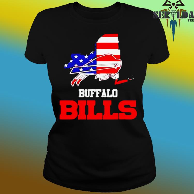 Buffalo Bills map USA flag shirt - Limotees