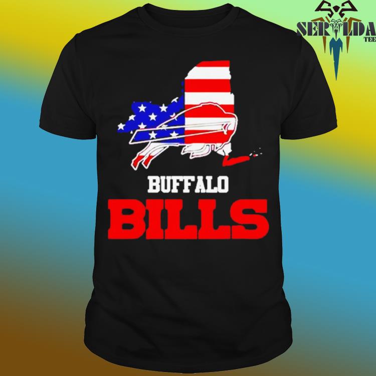 Buffalo Bills map USA flag shirt - Limotees