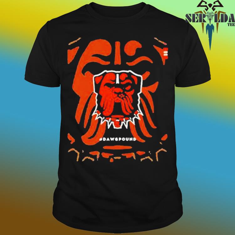 Cleveland Browns Dawg Pound New Dog Logo T Shirt - Limotees